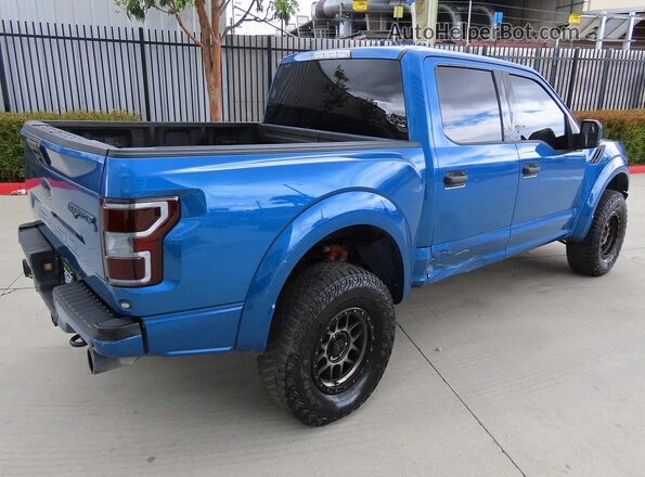 1FTFW1RG3KFA06535 2019 FORD F150 Синий Задняя правая четверть