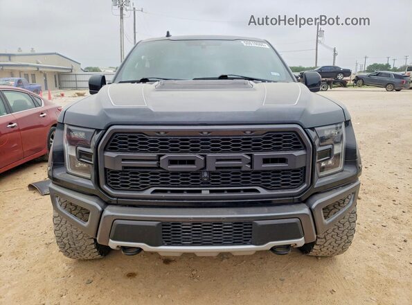 1FTFW1RG3KFB90469 2019 FORD F150 Black Вид спереду