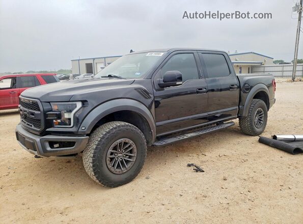 1FTFW1RG3KFB90469 2019 FORD F150 Black Передня ліва чверть