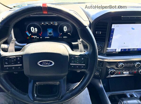 1FTFW1RG3NFA85449 2022 FORD F150 Black Vista interior delantera