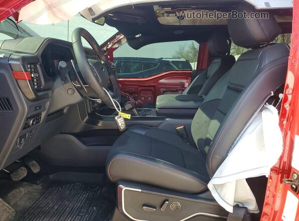1FTFW1RG3SFC65042 2025 FORD F150 Red Vista interior delantera