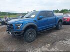 2019 Ford F-150 Raptor Синий vin: 1FTFW1RG4KFB24920