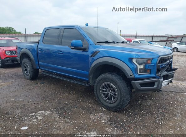 1FTFW1RG4KFB24920 2019 FORD F150 Синий Передняя правая четверть