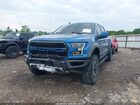 2019 Ford F-150 Raptor Синий vin: 1FTFW1RG4KFB24920