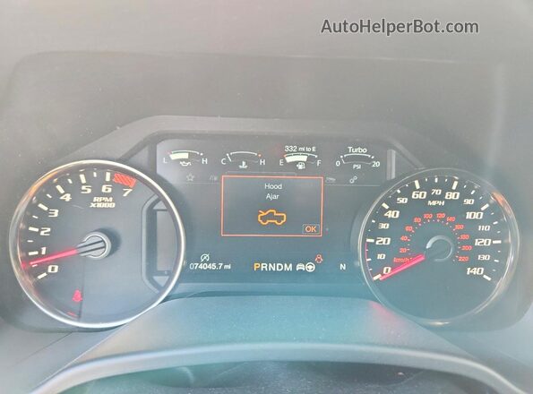1FTFW1RG5KFA11736 2019 FORD F150 Черный Вид щитка приборов