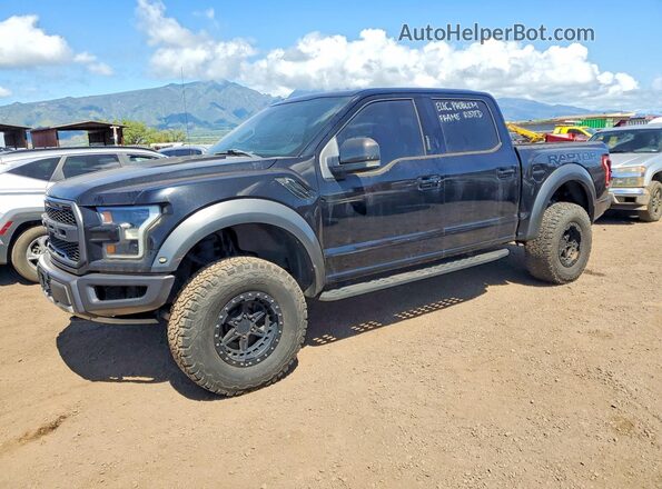 1FTFW1RG6HFB33207 2017 FORD F150 Черный Передняя левая четверть