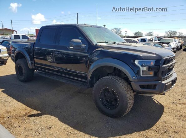 1FTFW1RG6HFB33207 2017 FORD F150 Черный Передняя правая четверть
