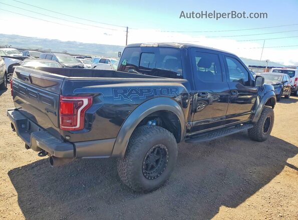 1FTFW1RG6HFB33207 2017 FORD F150 Черный Задняя правая четверть
