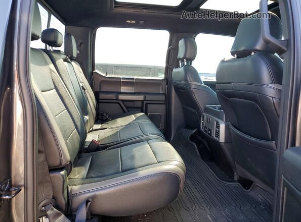 1FTFW1RG6JFC41803 2018 FORD F150 Gray უკანა სავარძლების ხედი