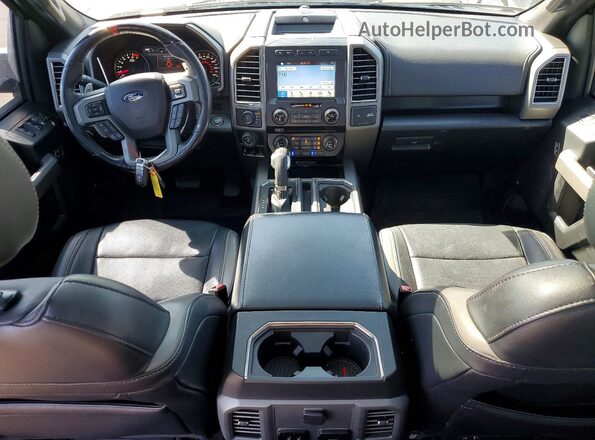 1FTFW1RG6JFC41803 2018 FORD F150 Gray წინა პანელის ხედი