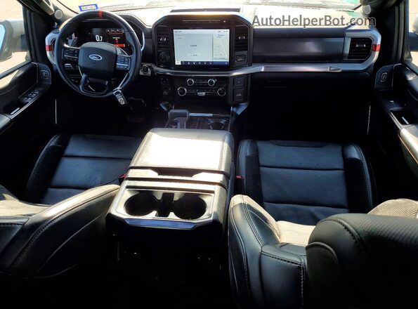 1FTFW1RG6PFC76818 2023 FORD F150 Белый Вид панели приборов