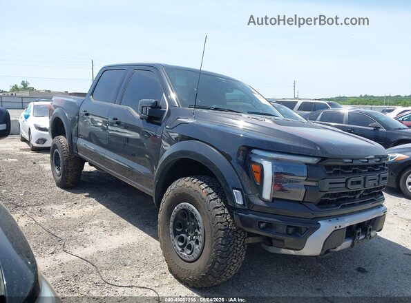 1FTFW1RG6SFA56538 2025 FORD F150 Черный Передняя правая четверть