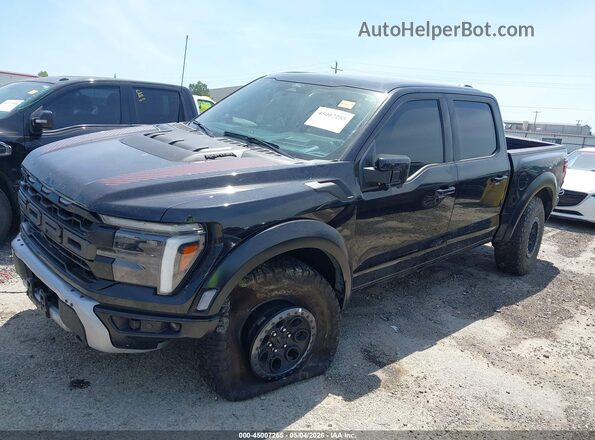 1FTFW1RG6SFA56538 2025 FORD F150 Черный Передняя левая четверть