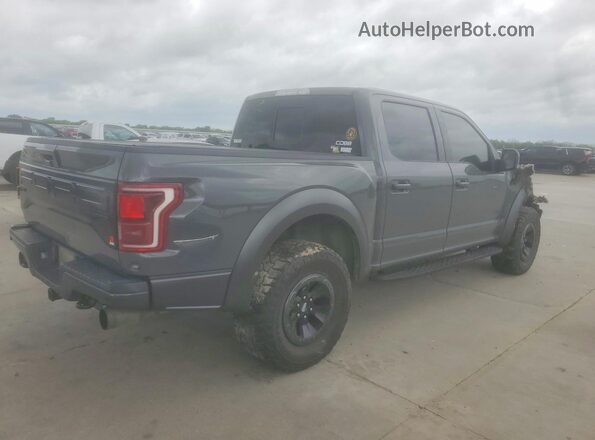 1FTFW1RG7JFB95723 2018 FORD F150 Серый Задняя правая четверть