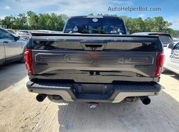 1FTFW1RG7JFE17659 2018 FORD F150 Черный Вид сзади