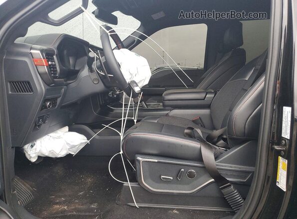 1FTFW1RG7TFA44853 2026 FORD F150 Black Widok wnętrza z przodu