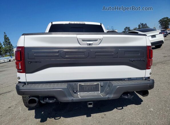 1FTFW1RG8JFD13214 2018 FORD F150 Белый Вид сзади