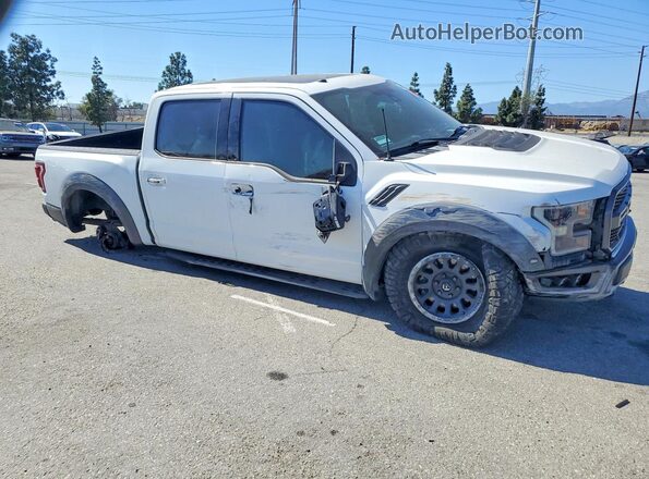 1FTFW1RG8JFD13214 2018 FORD F150 Белый Передняя правая четверть
