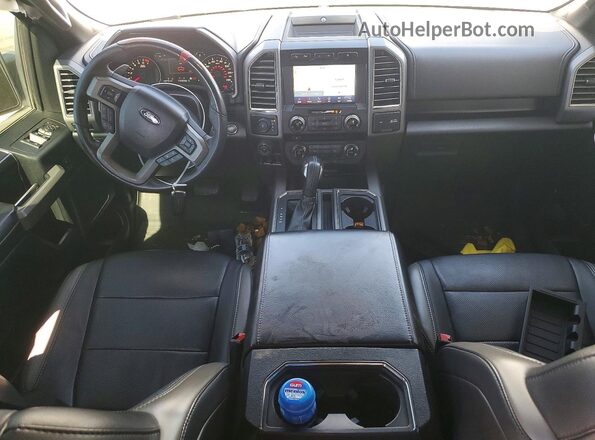 1FTFW1RG8JFD13214 2018 FORD F150 Белый Вид панели приборов