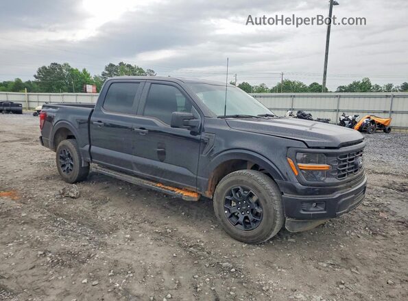 1FTFW2L54RFB63319 2024 FORD F150 Черный Передняя правая четверть