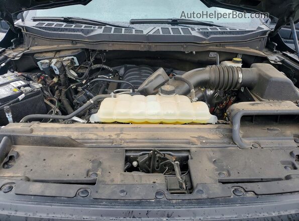 1FTFW2L54RFB63319 2024 FORD F150 Черный Вид задней части салона