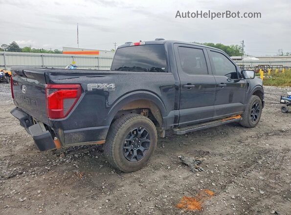 1FTFW2L54RFB63319 2024 FORD F150 Черный Задняя правая четверть