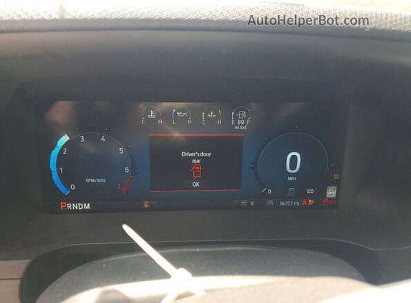 1FTFW3L85RKF14584 2024 FORD F150 Серый Вид щитка приборов