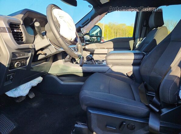 1FTFW3L85SKD40344 2025 FORD F150 Черный Вид салона спереди
