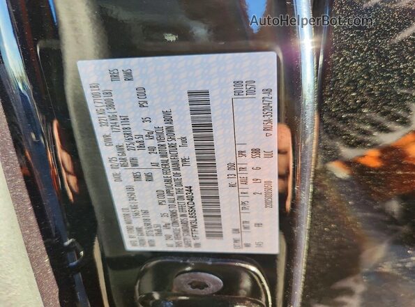 1FTFW3L85SKD40344 2025 FORD F150 Черный Вид подкапотного пространства