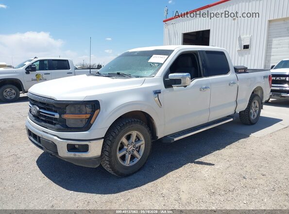 1FTFW3L88RKD75941 2024 FORD F150 White წინა მარცხენა ხედი სამი მეოთხედიდან
