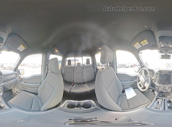 1FTFW3L89RKF80605 2024 FORD F150 Белый Панорамный вид салона 360°