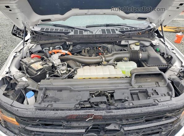 1FTFW3LD4RFB58523 2024 FORD F150 White Widok wnętrza z tyłu