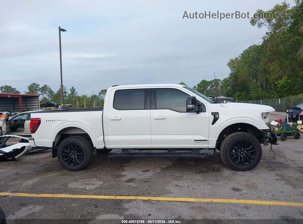 1FTFW3LD7SFB14392 2025 FORD F150 White Widok wnętrza 360 stopni