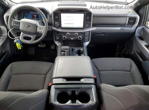 1FTFW3LD8SFB66615 2025 FORD F150 Black წინა პანელის ხედი