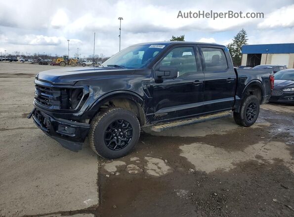 1FTFW3LD8SFB66615 2025 FORD F150 Black წინა მარცხენა ხედი სამი მეოთხედიდან