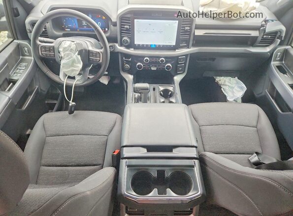 1FTFW3LD8SFB67523 2025 FORD F150 Blue Vista del salpicadero