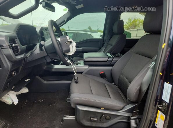 1FTFW3LD8SFB67523 2025 FORD F150 Blue Vista interior delantera