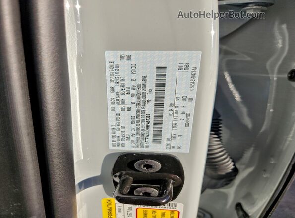 1FTFW3LD9RFA87383 2024 FORD F150 Белый Вид наклейки с VIN-кодом