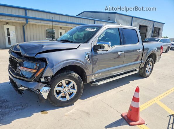 1FTFW3LDXRFB56825 2024 FORD F150 Серый Передняя левая четверть