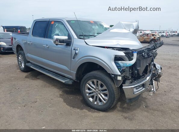 1FTFW5L54RFC19342 2024 FORD F150 Серебряный Передняя правая четверть