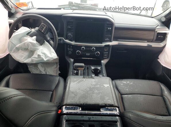 1FTFW5L81SFB85313 2025 FORD F150 White Առջևի վահանակի տեսք