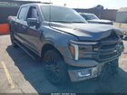 2024 Ford F-150 Lariat Gray vin: 1FTFW5LD0RFB48244