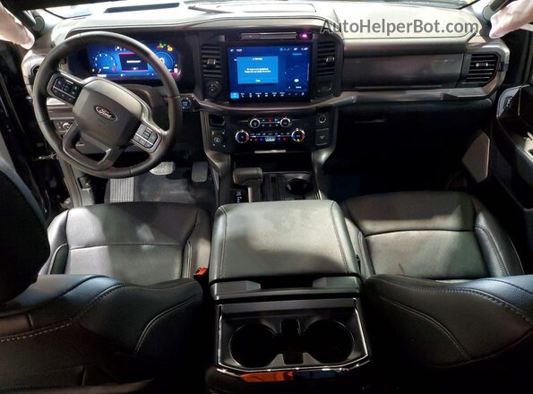 1FTFW5LD3SFA10039 2025 FORD F150 Синий Вид панели приборов