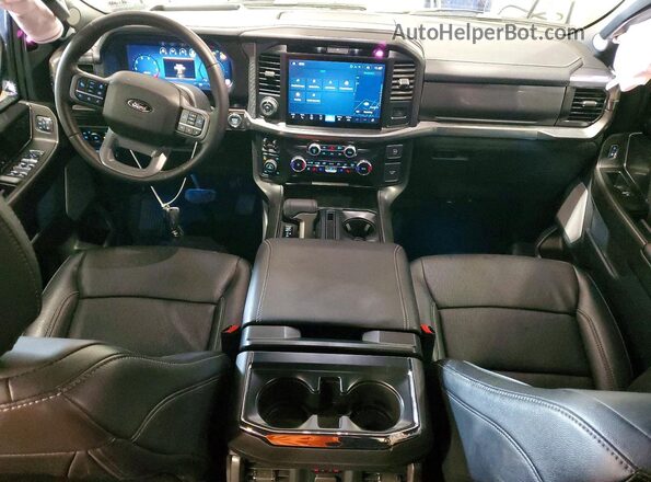1FTFW5LD8SFB55450 2025 FORD F150 Белый Вид панели приборов