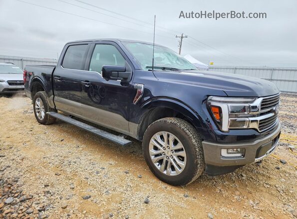 1FTFW6L85SFC47155 2025 FORD F150 Синий Передняя правая четверть