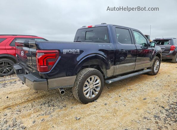 1FTFW6L85SFC47155 2025 FORD F150 Синий Задняя правая четверть
