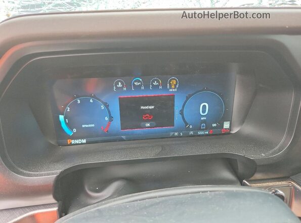 1FTFW6L85SFC47155 2025 FORD F150 Синий Вид щитка приборов