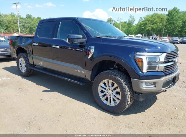 1FTFW6LD2SFA06988 2025 FORD F150 Синий Передняя правая четверть