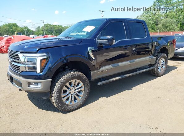 1FTFW6LD2SFA06988 2025 FORD F150 Синий Передняя левая четверть