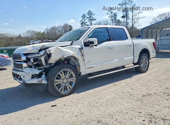1FTFW7LD3RFB84599 2024 FORD F150 White Vista tres cuartos delantera izquierda